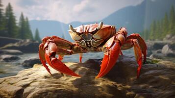 AI generated crab high quality image photo