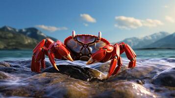 AI generated crab high quality image photo