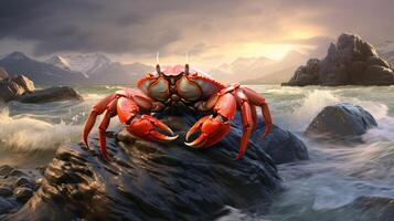 AI generated crab high quality image photo