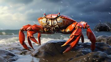 AI generated crab high quality image photo