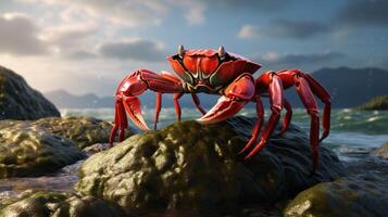 AI generated crab high quality image photo