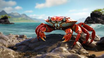 AI generated crab high quality image photo