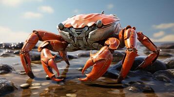 AI generated crab high quality image photo