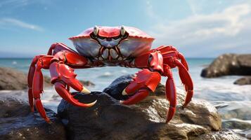 AI generated crab high quality image photo