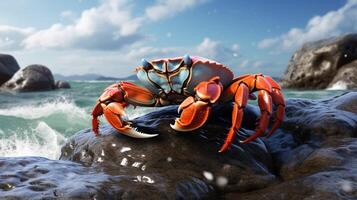 AI generated crab high quality image photo