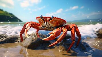 AI generated crab high quality image photo