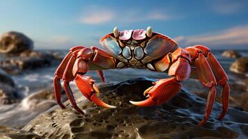 AI generated crab high quality image photo