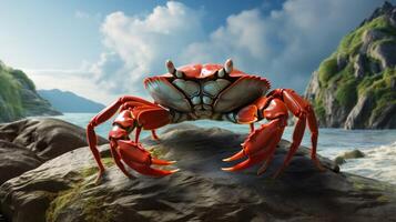 AI generated crab high quality image photo