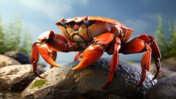 AI generated crab high quality image photo