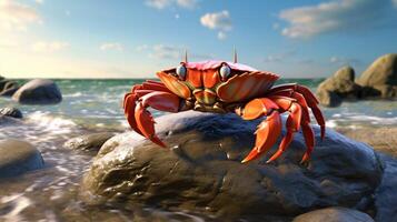 AI generated crab high quality image photo