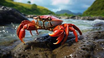 AI generated crab high quality image photo