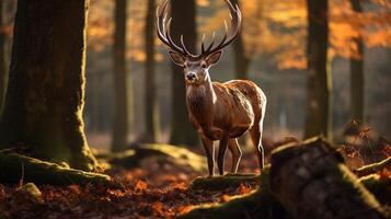 AI generated deer high quality image photo