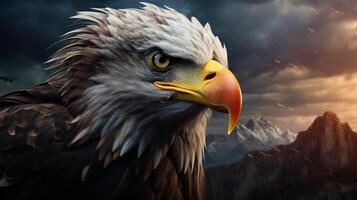 AI generated eagle high quality image photo