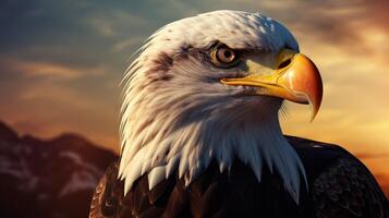 AI generated eagle high quality image photo