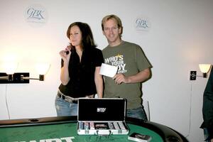 Phil Laak  Jennifer Tilly GBK American Music Awards Gifting Suite 2007  The Standard Hotel Downtown  Los Angeles, CA November 17, 2007 photo