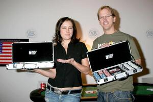 Phil Laak  Jennifer Tilly GBK American Music Awards Gifting Suite 2007  The Standard Hotel Downtown  Los Angeles, CA November 17, 2007 photo