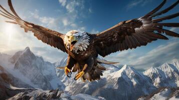 AI generated eagle high quality image photo