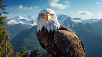 AI generated eagle high quality image photo