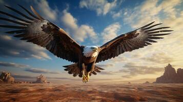 AI generated eagle high quality image photo