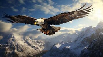 AI generated eagle high quality image photo