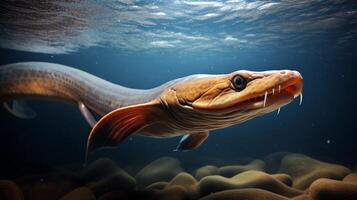 AI generated eel high quality image photo