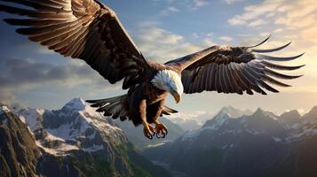 AI generated eagle high quality image photo