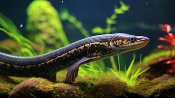 AI generated eel high quality image photo