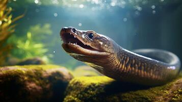 AI generated eel high quality image photo