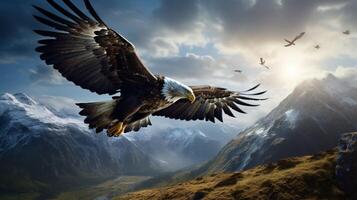 AI generated eagle high quality image photo