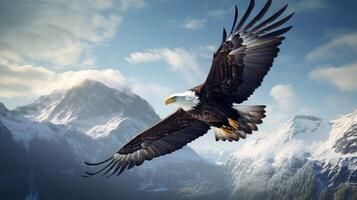 AI generated eagle high quality image photo