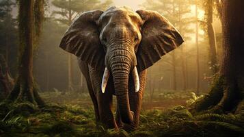 AI generated elephant high quality image photo