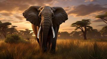 AI generated elephant high quality image photo