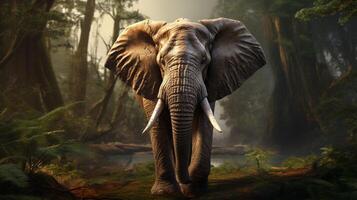 AI generated elephant high quality image photo