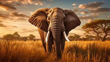 AI generated elephant high quality image photo