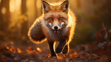 AI generated fox high quality image photo