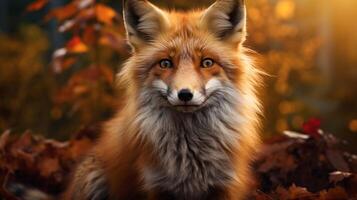 AI generated fox high quality image photo