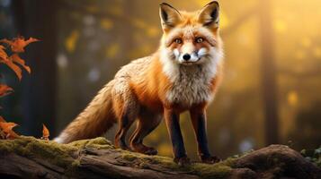 AI generated fox high quality image photo