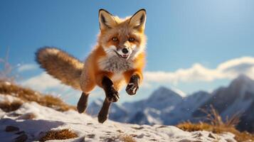 AI generated fox high quality image photo