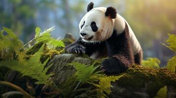 AI generated giant panda high quality image photo