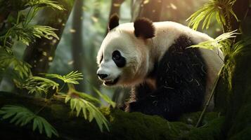 AI generated giant panda high quality image photo