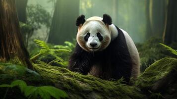 ai generado gigante panda alto calidad imagen foto