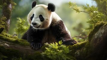 AI generated giant panda high quality image photo