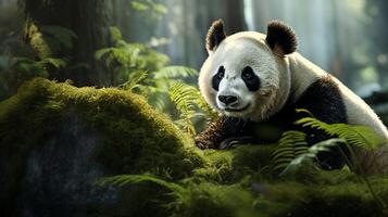 ai generado gigante panda alto calidad imagen foto