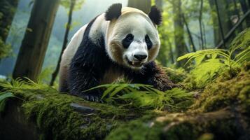 AI generated giant panda high quality image photo