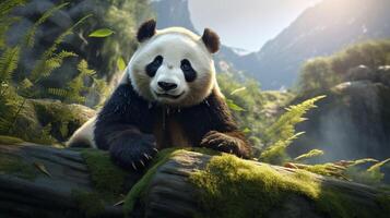 AI generated giant panda high quality image photo