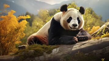 AI generated giant panda high quality image photo