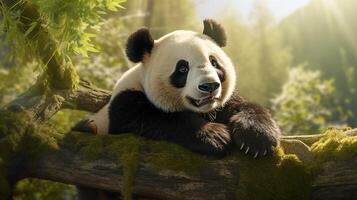 AI generated giant panda high quality image photo