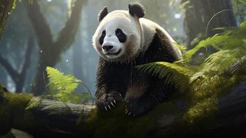 AI generated giant panda high quality image photo