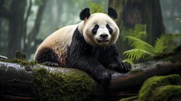 AI generated giant panda high quality image photo