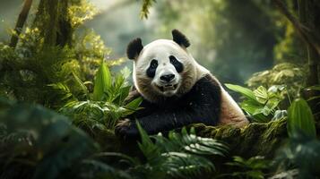 AI generated giant panda high quality image photo